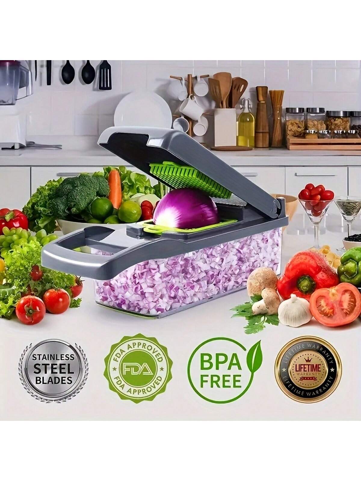 Multifunctional Vegetable Chopper Set