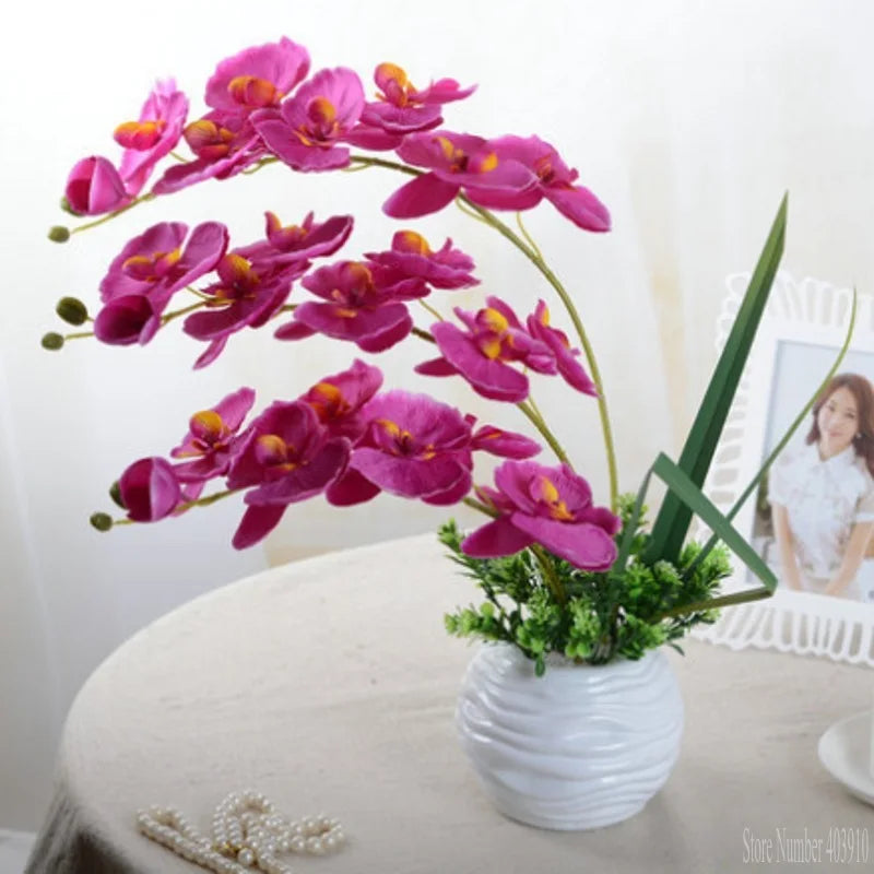 Flower Silk Orchid Decoration