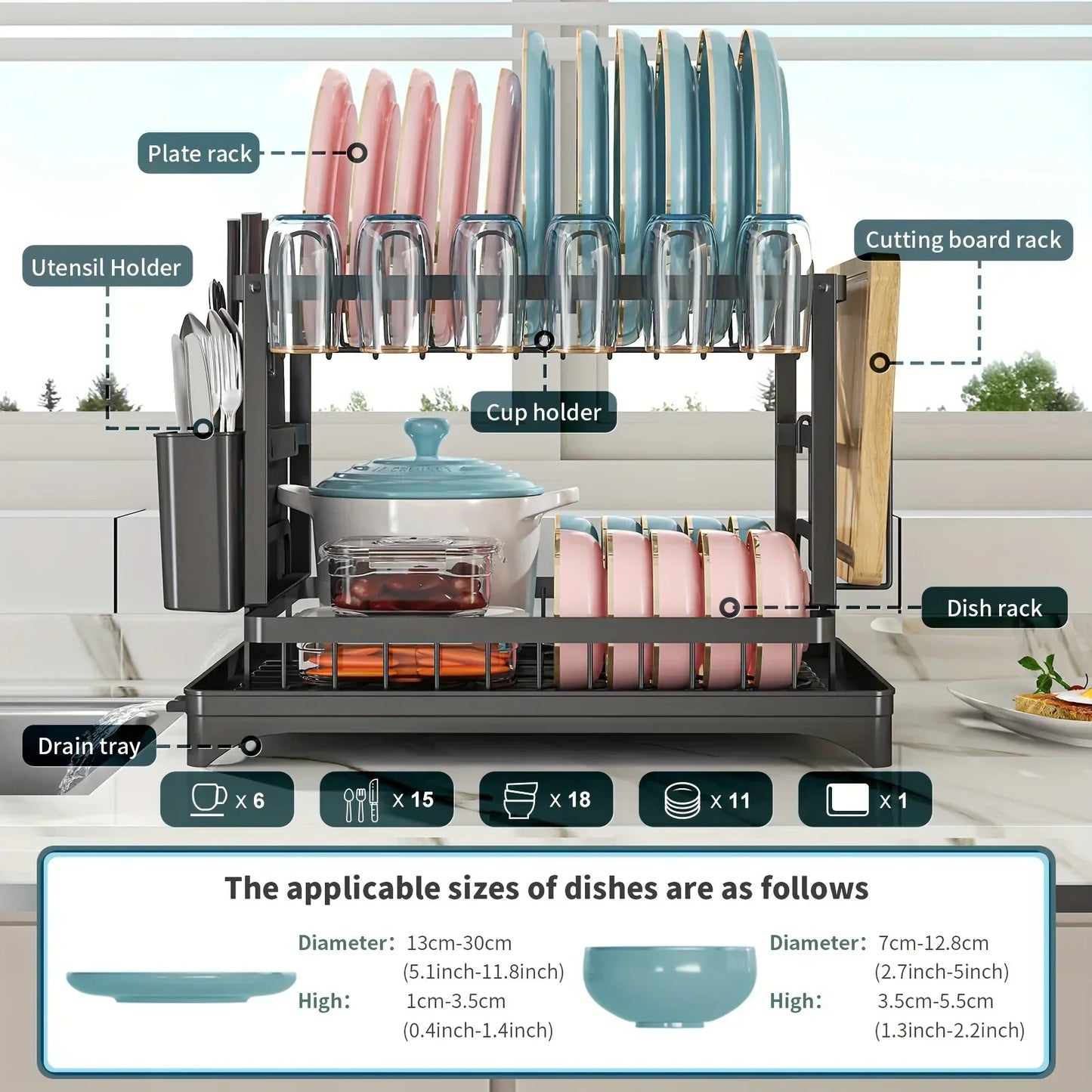 Large Kitchen Drying Rack
