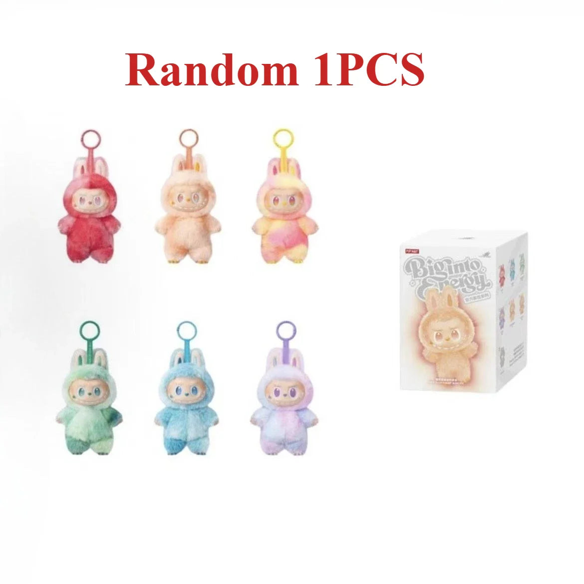 Labubu V3 Macaron Keychain Figure