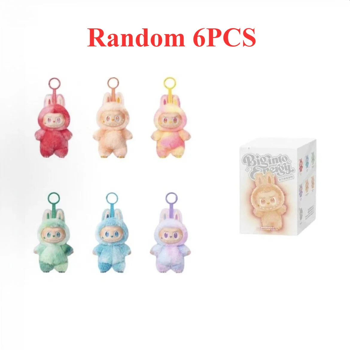 Labubu V3 Macaron Keychain Figure