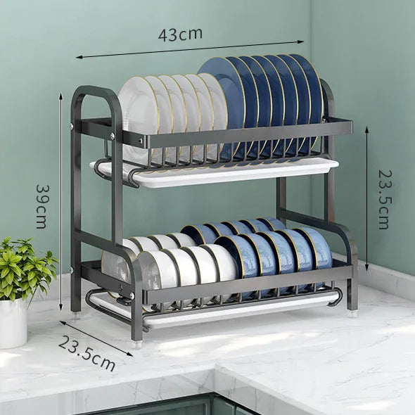 3-Layer Rustproof Dish Rack