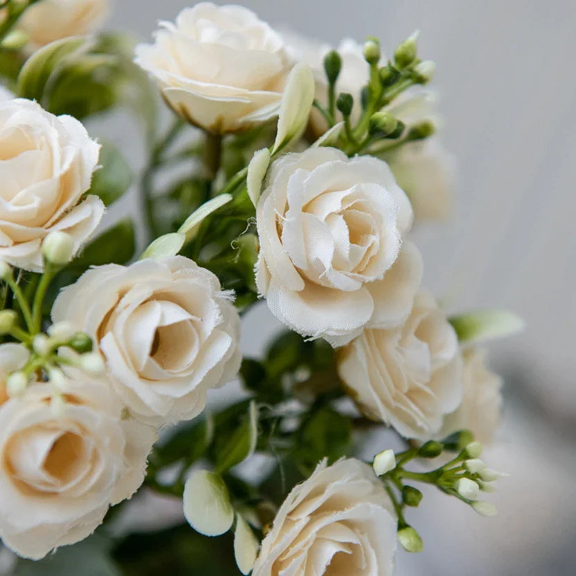 Silk Rose Bouquet Decor