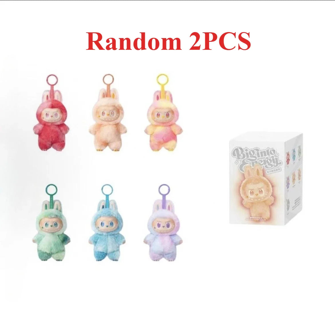 Labubu V3 Macaron Keychain Figure