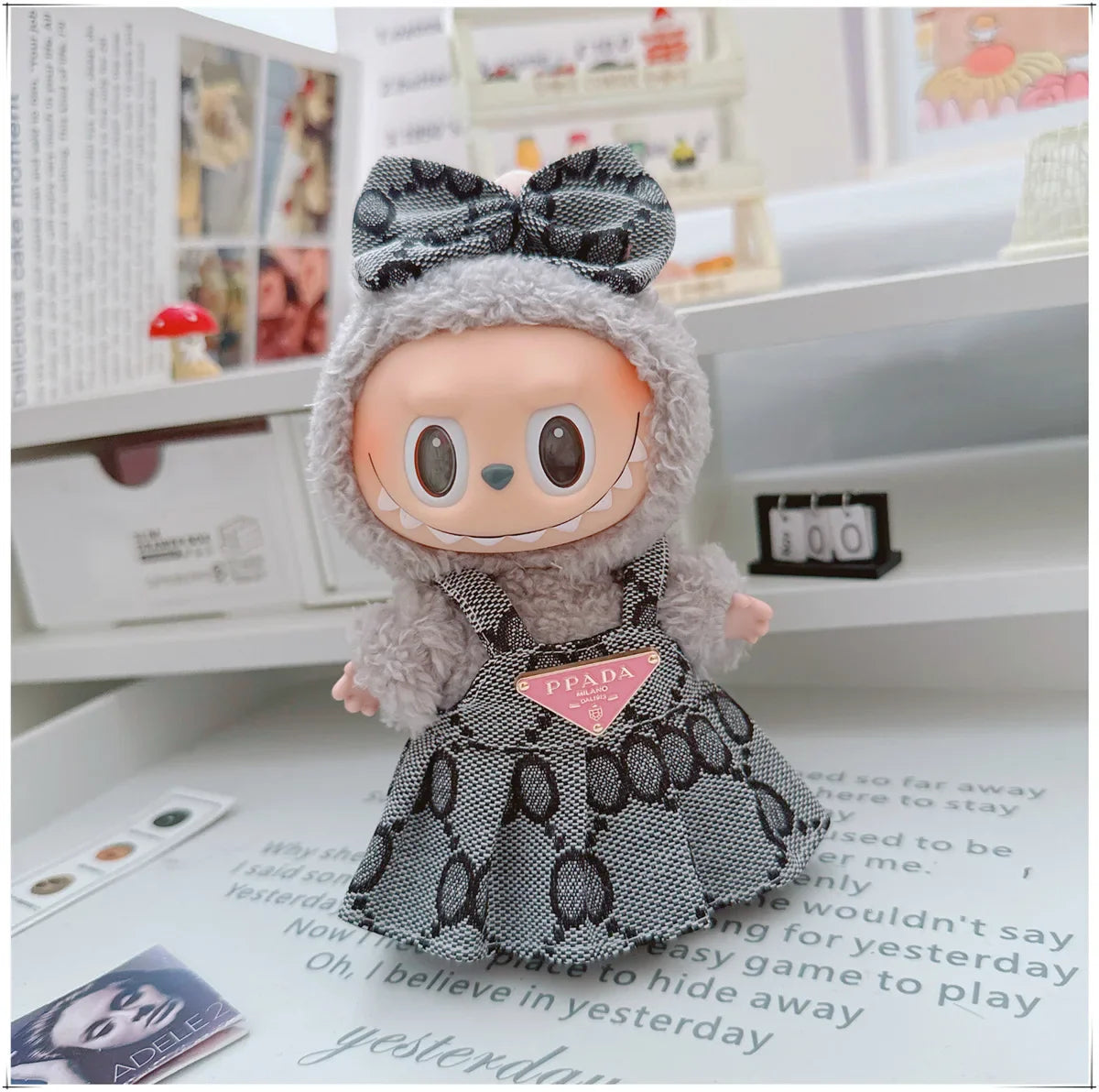 Labubu Sitting Party Outfit Set
