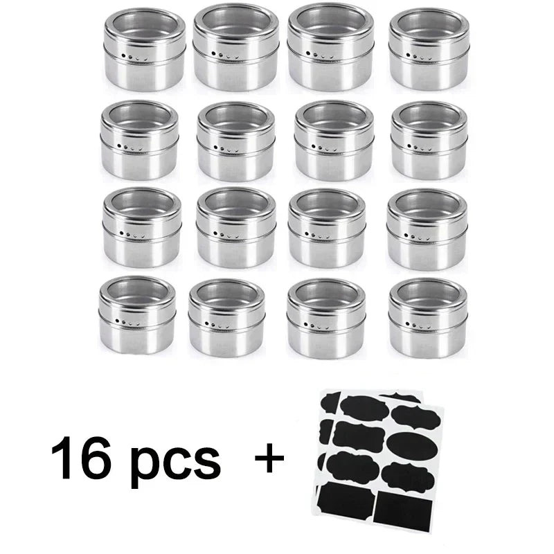 Stainless Steel Spice Tin Rack