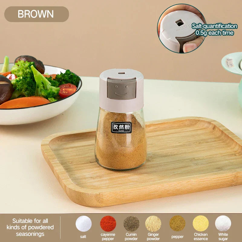 Press Control Seasoning Bottle