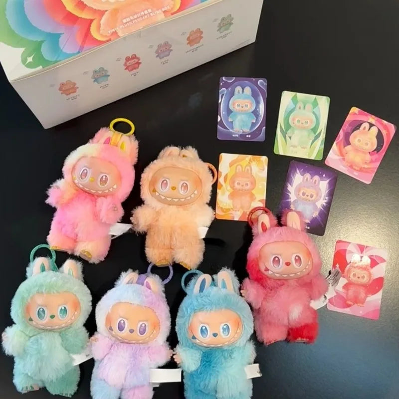 Labubu V3 Macaron Keychain Figure