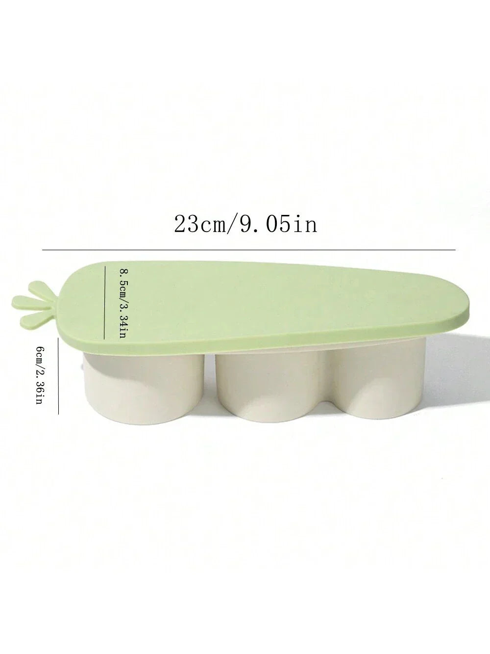 Green Silicone Ice Cylinder Tray
