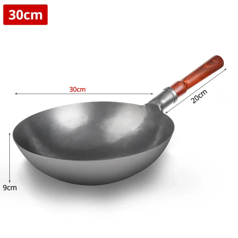 No-Coating Non-Stick Iron Wok