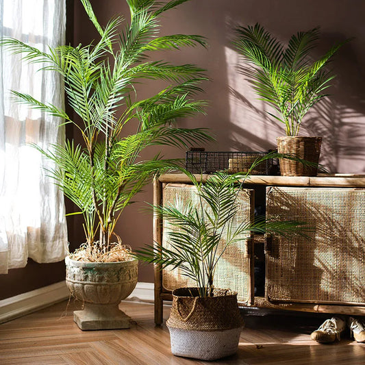 Large Artificial Palm Monstera Tree