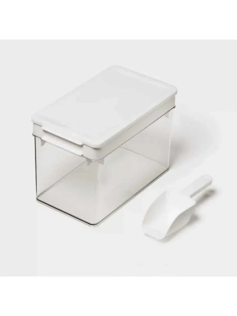 Ice Cube Tray with Lid & Scoop