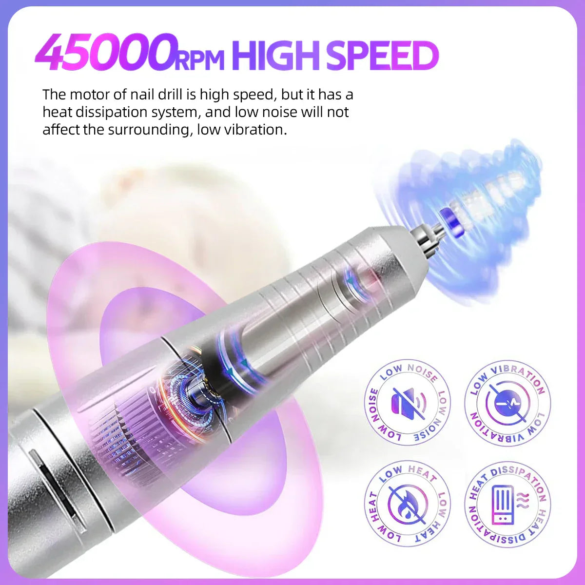 Portable Electric Nail Drill Machine
