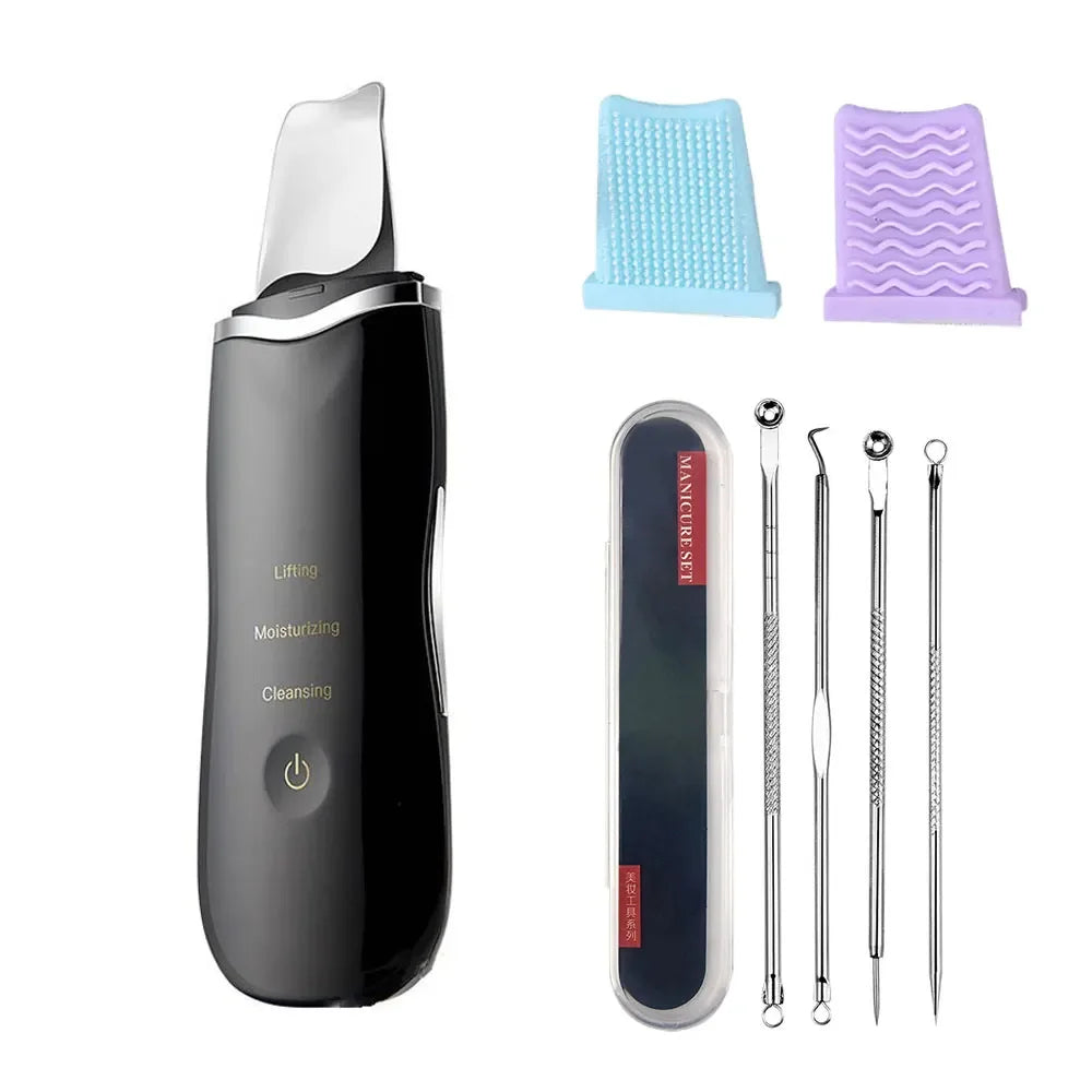 Electric Facial Skin Scrubber Spatula