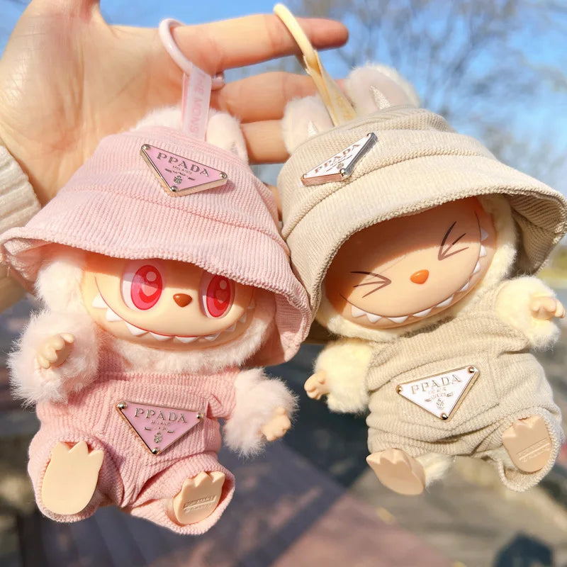 MINISO Labubu Corduroy Doll Outfit Set