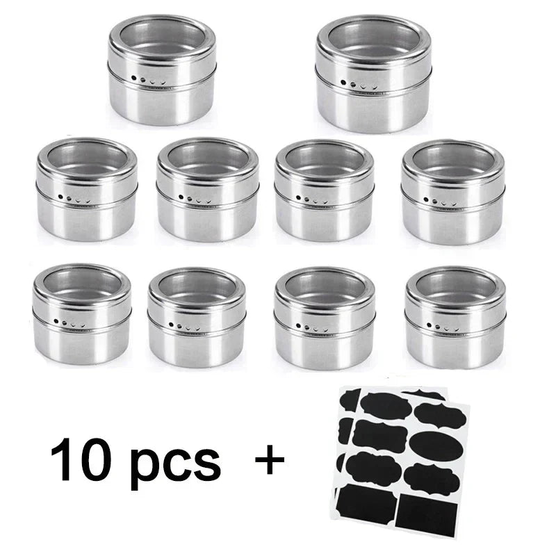 Stainless Steel Spice Tin Rack