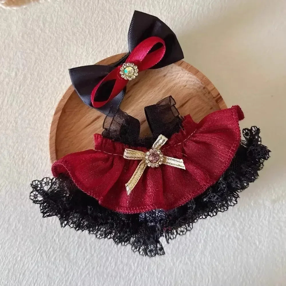 MINISO Labubu Princess Bow Skirt Set