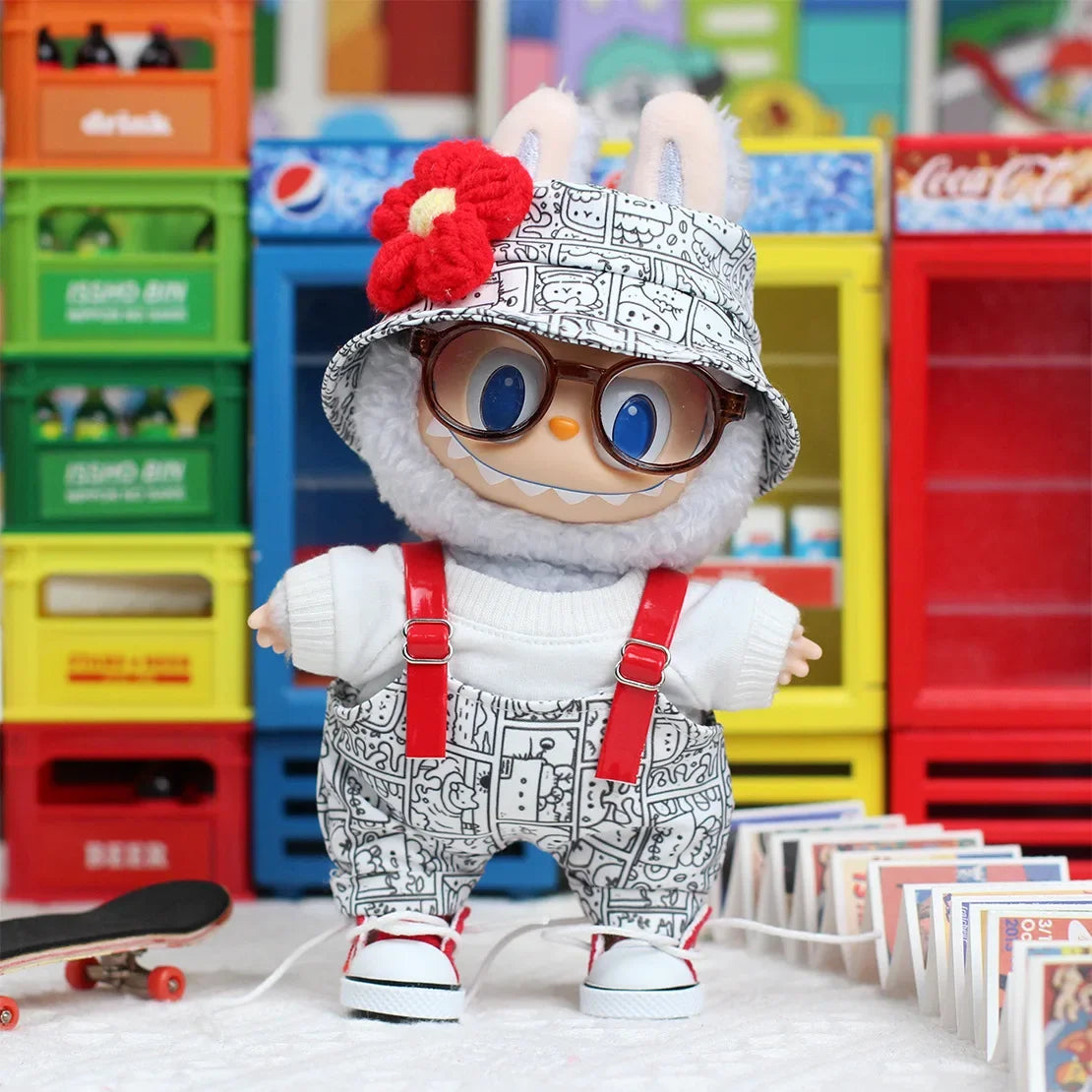 Labubu Graffiti Streetwear Set