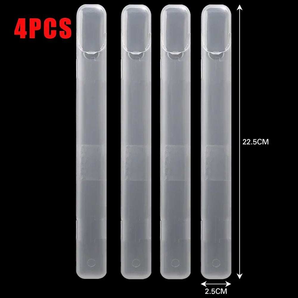 Portable Transparent Brush Storage Set