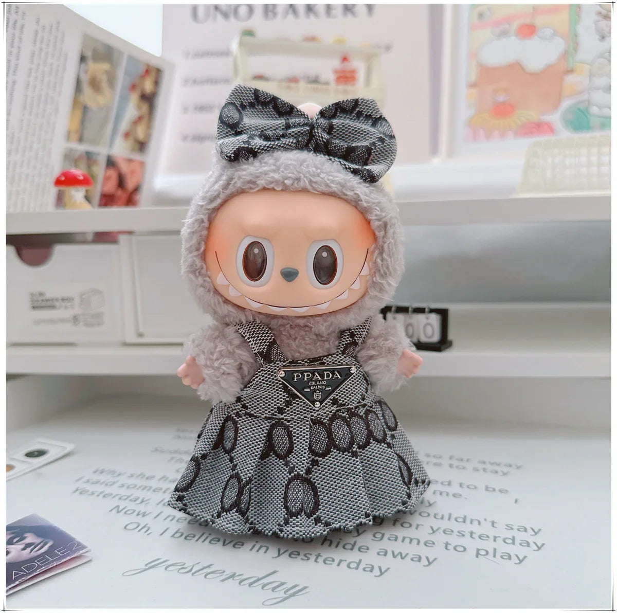 Labubu Sitting Party Outfit Set