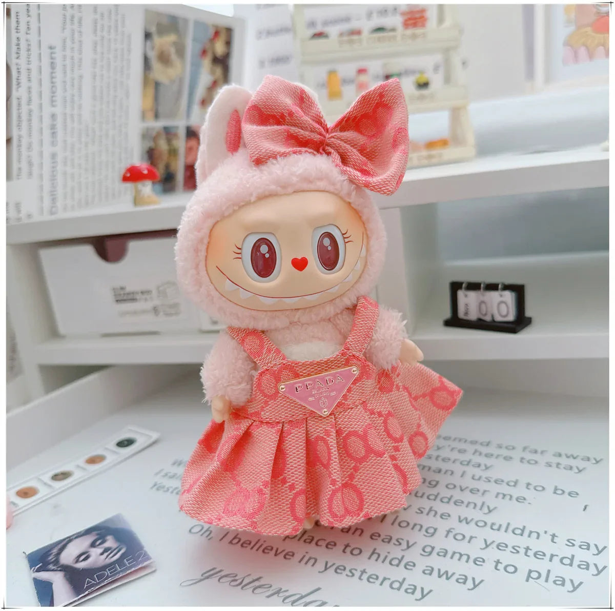 Labubu Sitting Party Outfit Set