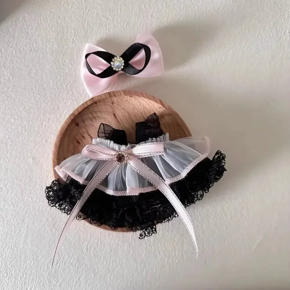 MINISO Labubu Princess Bow Skirt Set