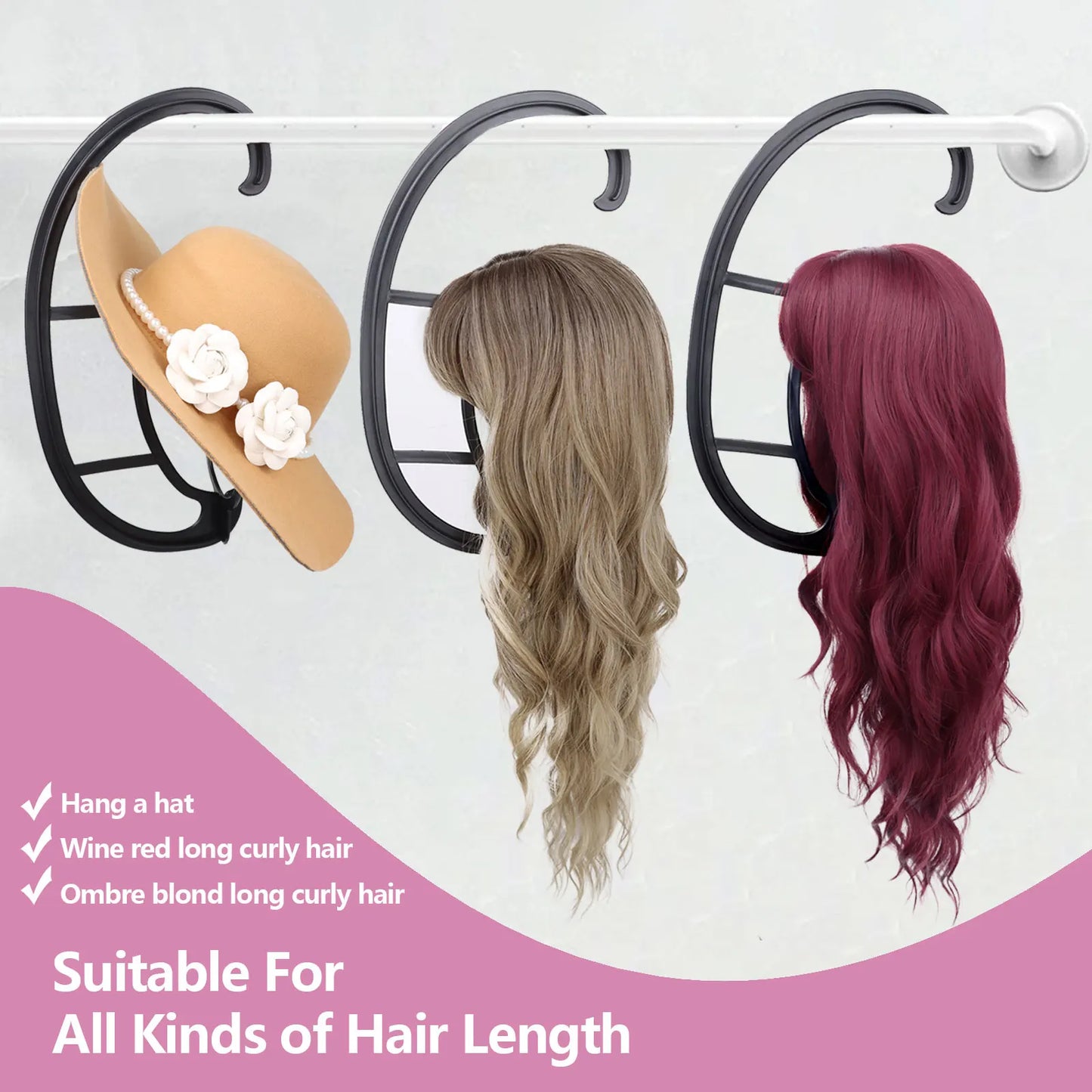 Portable Collapsible Wig Stand