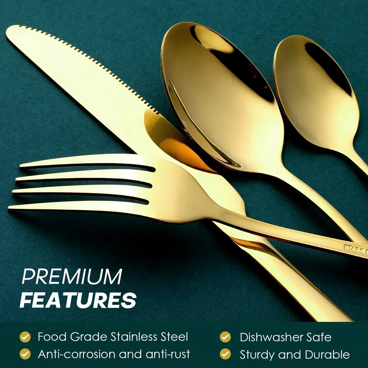 Elegant Stainless Steel Cutlery Set