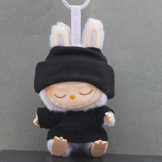 Labubu Solid Color Hoodie Set