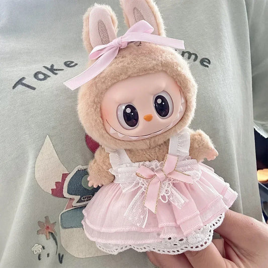 MINISO Labubu Princess Bow Skirt Set