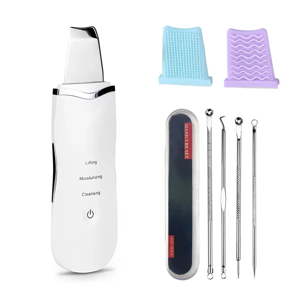 Electric Facial Skin Scrubber Spatula