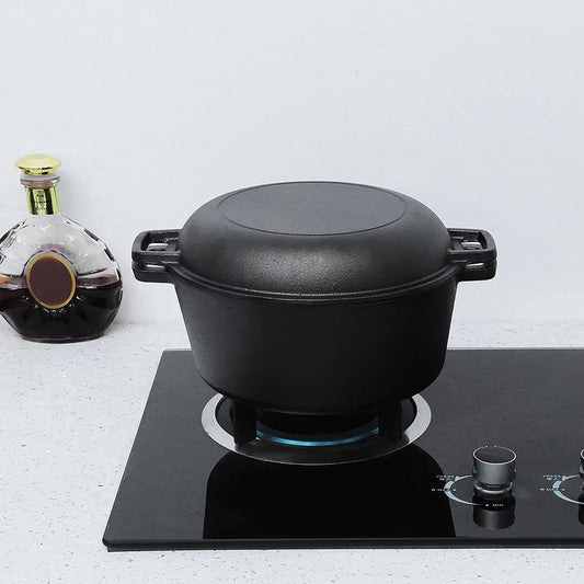 Cast Iron Double Dutch Oven