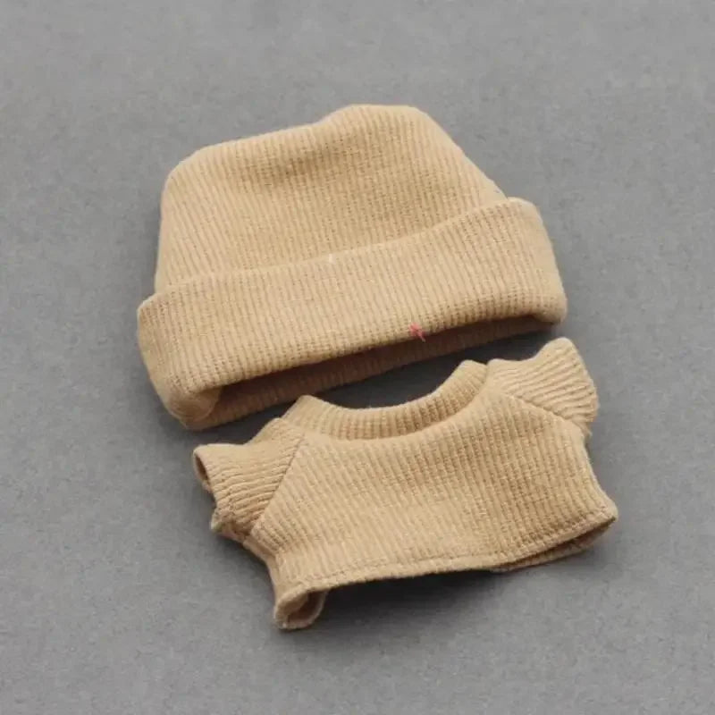 Labubu Solid Color Hoodie Set