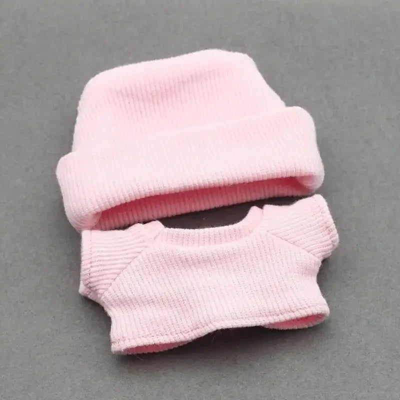 Labubu Solid Color Hoodie Set