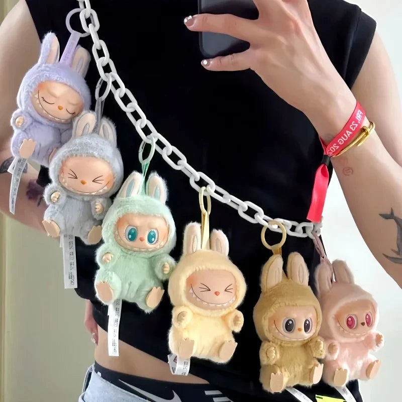 Labubu Blind Box Doll Keychain Set