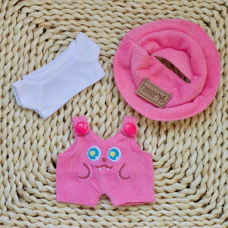Labubu Animal Overalls Fashion Set