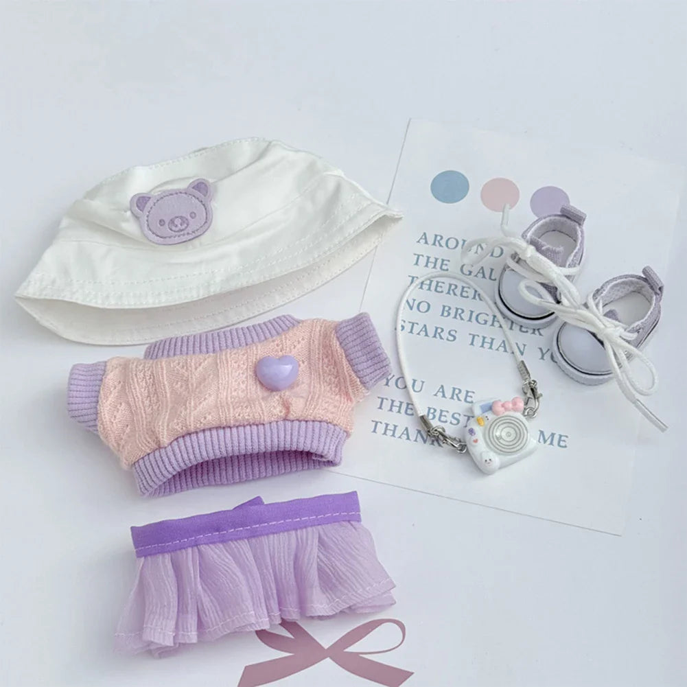 Labubu Color Match Sweater Dress