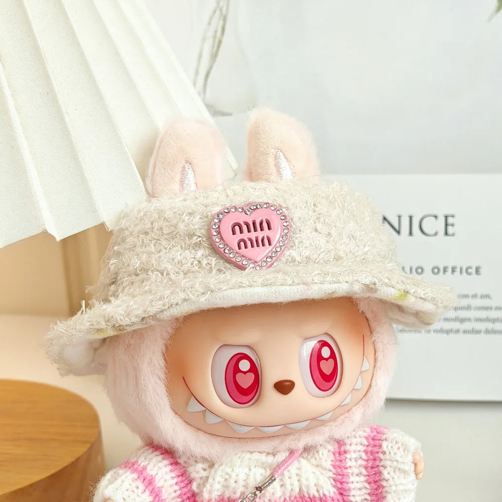 Labubu Clothes with Keyring Set