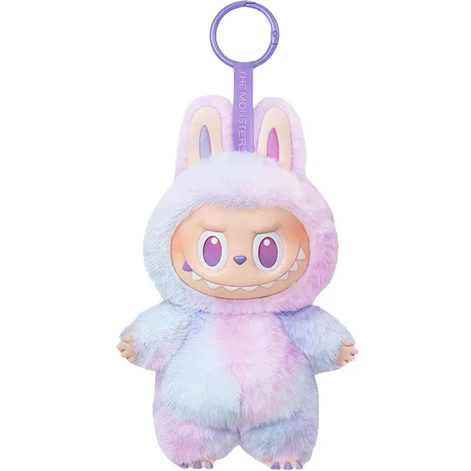 Labubu V3 Macaron Keychain Figure Doll