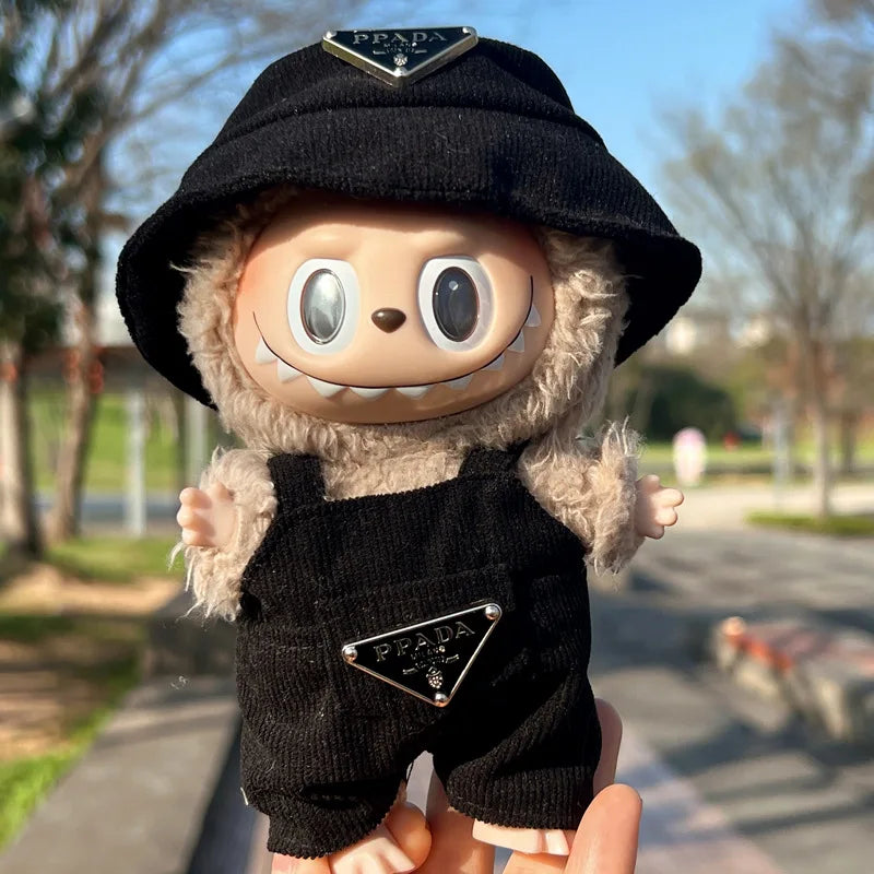MINISO Labubu Corduroy Doll Outfit Set