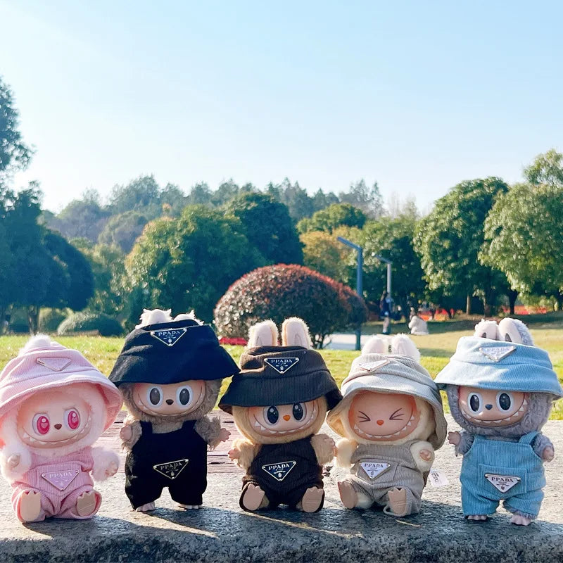 MINISO Labubu Corduroy Doll Outfit Set