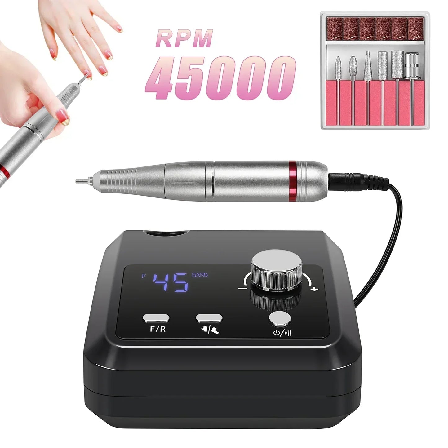 Portable Electric Nail Drill Sander