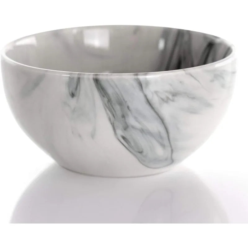 Black & White Marble Dinnerware