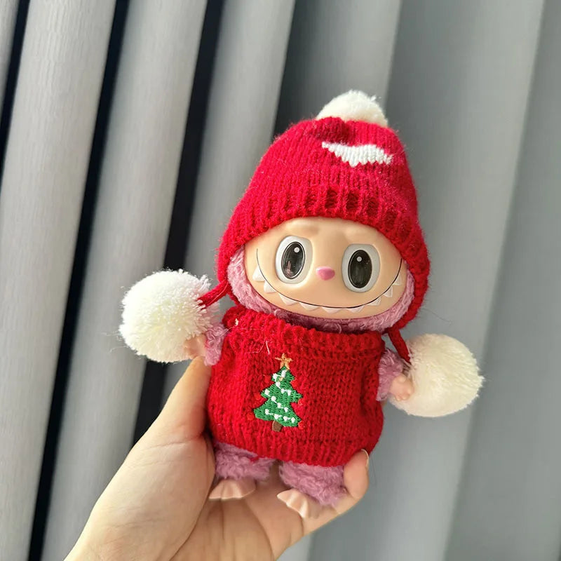 Labubu Kpop Christmas Sweater Set