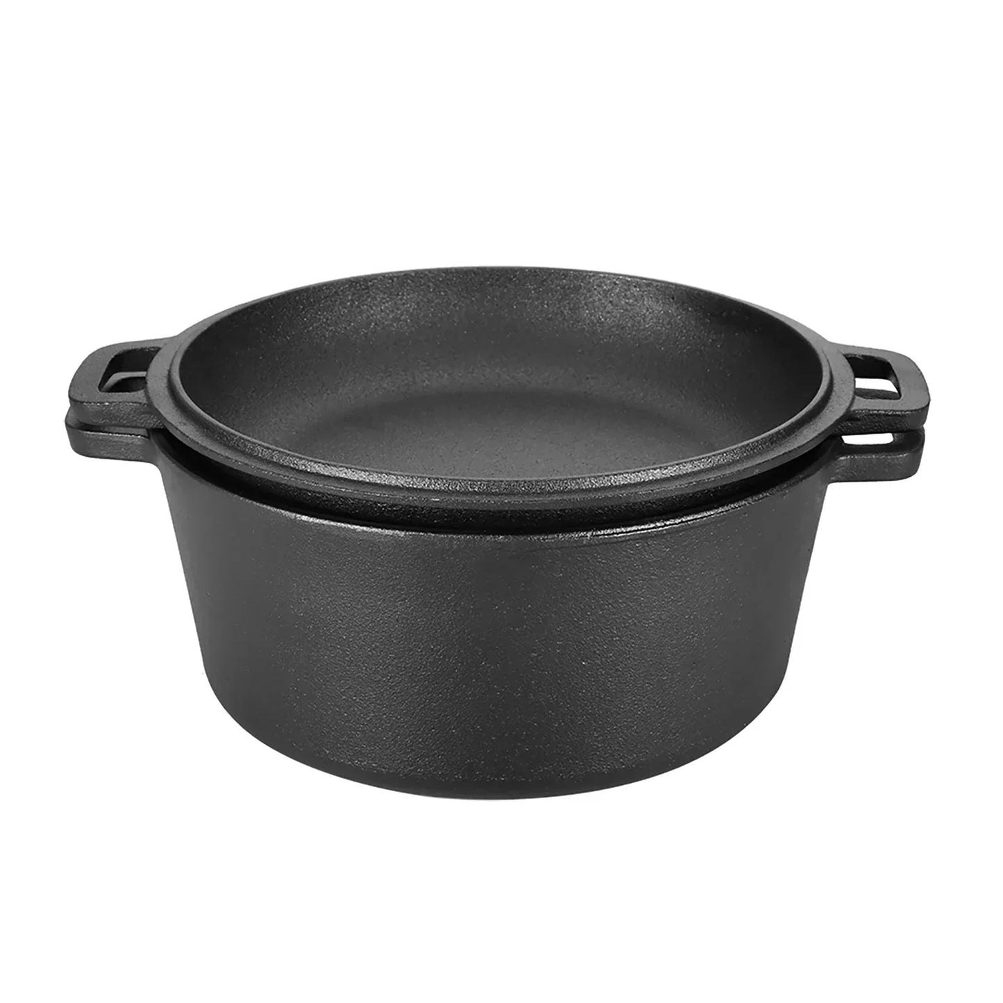 Cast Iron Double Dutch Oven