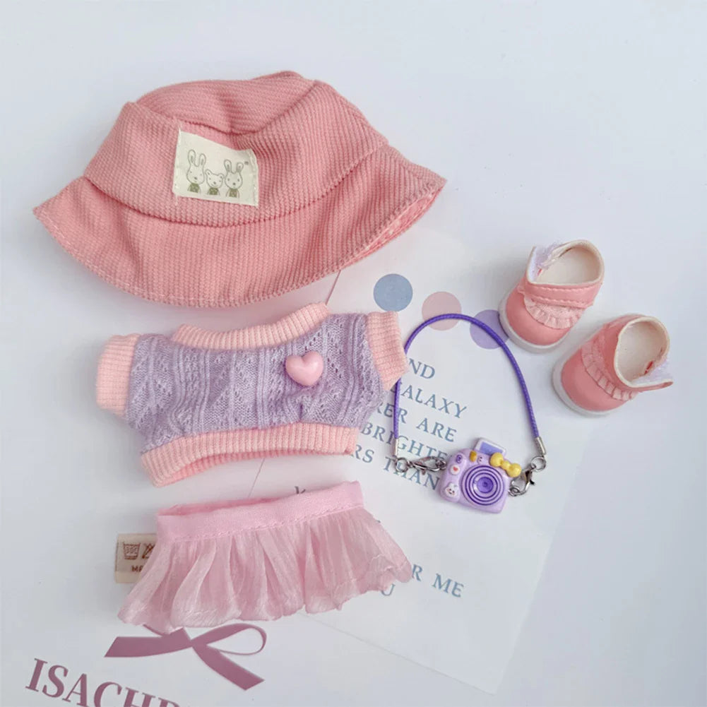 Labubu Color Match Sweater Dress