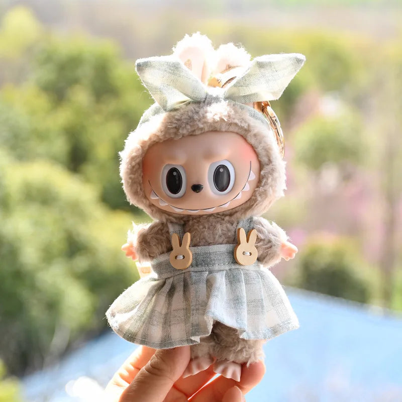 EXO Labubu Overalls Hat Set