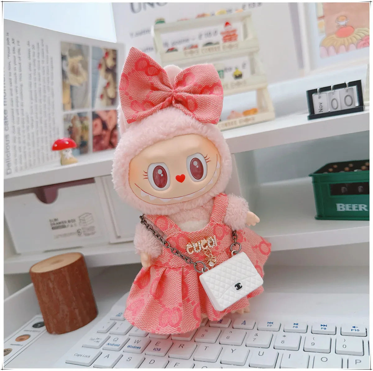 Labubu Sitting Party Outfit Set