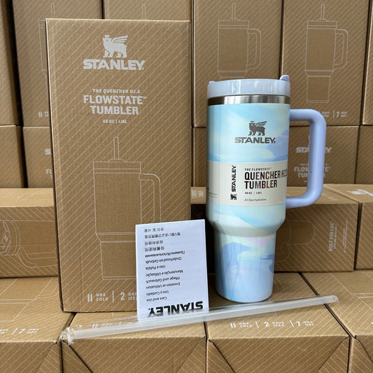 Tie Dye Blue Stanley Tumbler